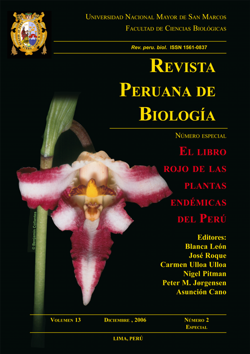 The Red Book of Endemic Plants of Peru.